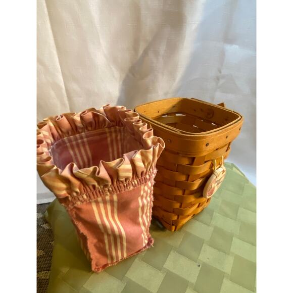 Longaberger Basket American Cancer Society 1998 Signed And Numbered Basket - Picture 8 of 16